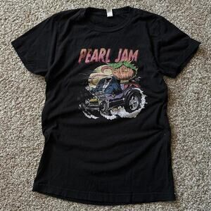 Halloween Car Hot Rod Pearl Jam US Concert Tour Band Tee